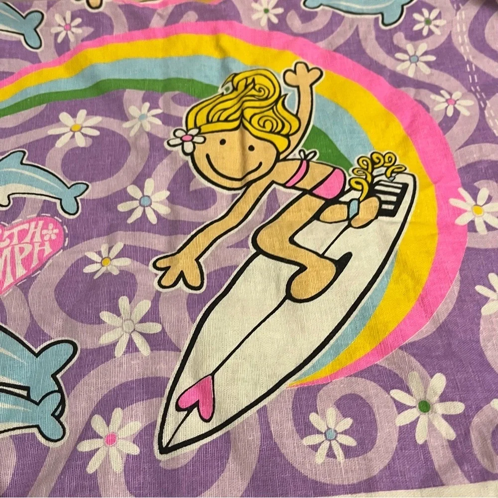 Earth Nymph Cottesloe Beach Australia Surfer Girl Travel Tea Dish Towel
